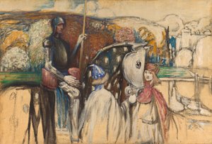 Cavaleiro armado de Wassily Kandinsky