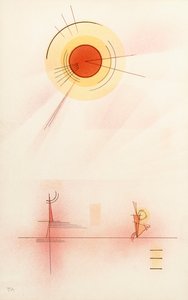 brilho do sol de Wassily Kandinsky