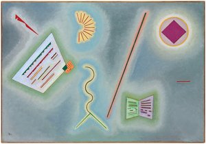Superfícies e linhas de Wassily Kandinsky