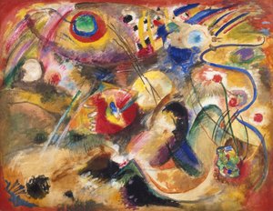Imagem sem título (Dilúvio) de Wassily Kandinsky