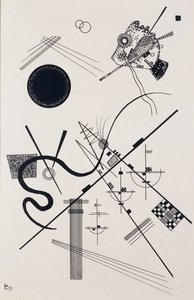 Sem título (desenho 4); Sem título (Dessin 4) de Wassily Kandinsky