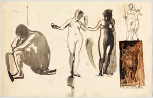 álbum Shunga. Livro ilustrado sobre mulheres dispostas - parte dois Ehon enbusugata - chu (título no objeto) de Wassily Kandinsky