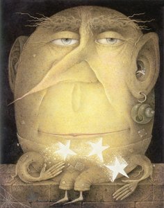 Catch a Falling Star (lápis e lápis de cor sobre papel) de Wayne Anderson