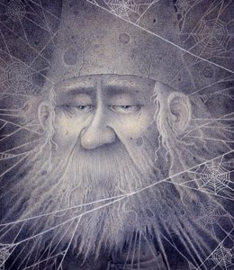 Merlin transformado em pedra, 2000 (técnica mista) de Wayne Anderson