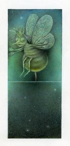 Queen Bee, 2003 (técnica mista sobre cartão) de Wayne Anderson