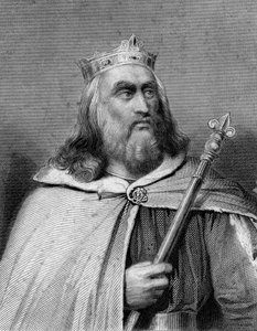 Rei Clotaire II dos Francos, século XIX.