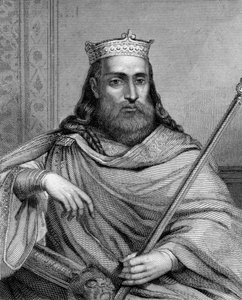 Rei Clotaire I dos Franks, século XIX.