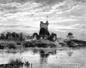 Castelo de Ross, Condado de Kerry, Irlanda, século XIX.