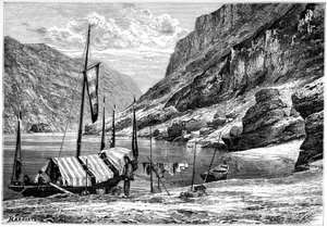 A Alta Yangtse-Kiang, China, 1895.