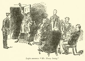 Lupin anuncia o Sr. Henry Irving