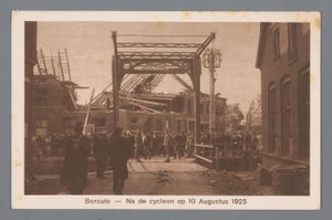 Borculo -- Após o ciclone de 10 de Agosto de 1925