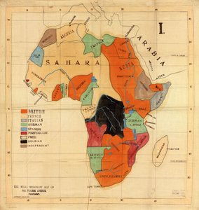 África]. de Wells Missionary Map Co.