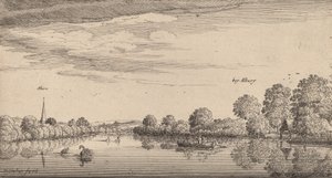 Albury, 1645. de Wenceslaus Hollar
