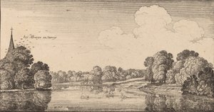 Albury, 1645. de Wenceslaus Hollar