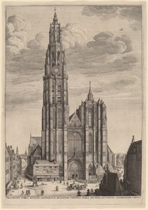 Catedral de Antuérpia de Wenceslaus Hollar