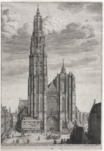 Catedral de Antuérpia de Wenceslaus Hollar