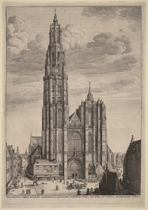 Catedral de Antuérpia de Wenceslaus Hollar