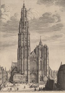 Catedral de Antuérpia, 1649. de Wenceslaus Hollar