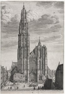 Catedral de Antuérpia, 1649. de Wenceslaus Hollar