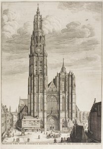 Catedral de Antuérpia de Wenceslaus Hollar