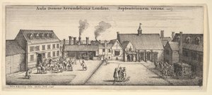 Casa Arundel do Norte, 1646. de Wenceslaus Hollar