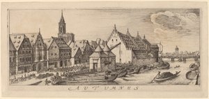 Outono: o mercado do vinho de Wenceslaus Hollar
