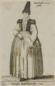 Mulher de Basileia de Wenceslaus Hollar