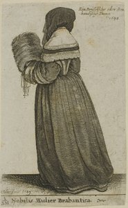 Nobre de Brabante de Wenceslaus Hollar