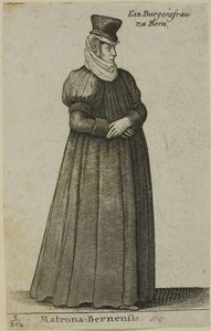 Mulher do Burguês de Berna de Wenceslaus Hollar