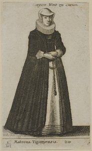 Mulher do Burguês de Zurique de Wenceslaus Hollar
