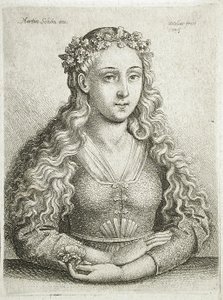 Busto de mulher de Wenceslaus Hollar