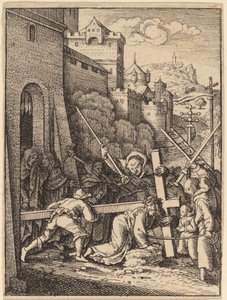 Carregando a cruz de Wenceslaus Hollar