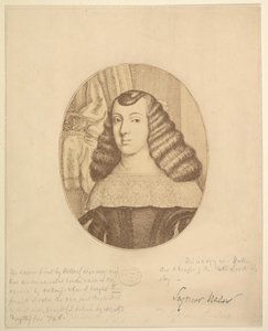 Catarina, princesa de Portugal, 1661. de Wenceslaus Hollar