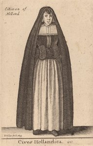 Cidadãos da Holanda, 1643 de Wenceslaus Hollar