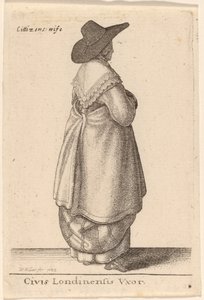 Civis Londinensis Vxor de Wenceslaus Hollar