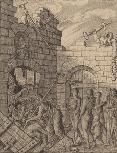 Descida para o Inferno. de Wenceslaus Hollar