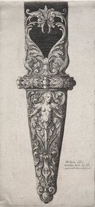 Design para bainha de punhal. de Wenceslaus Hollar