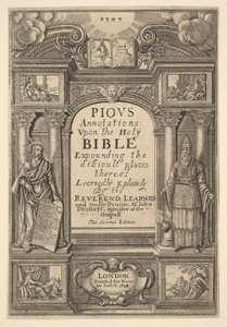 Diodati. Anotações piedosas, 1648. de Wenceslaus Hollar
