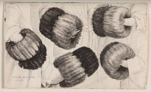 Um regalo visto de cinco maneiras diferentes de Wenceslaus Hollar