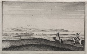 Vistas em inglês: Ilha de Wight de Portsmouth de Wenceslaus Hollar