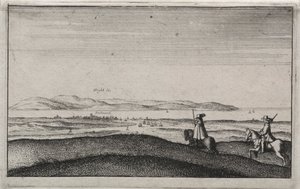 Exibições em inglês: Ilha de Wight de Portsmouth. de Wenceslaus Hollar