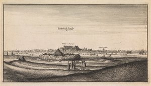 Vistas em Inglês: Campos de Tootehill de Wenceslaus Hollar