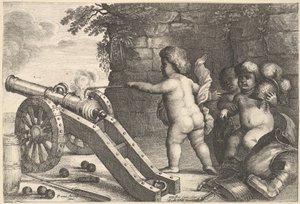 Fogo os quatro elementos, 1647. de Wenceslaus Hollar