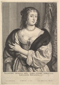 Frances Stuart, Condessa de Portland, 1650. de Wenceslaus Hollar