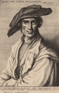 Hans von Zurch, Goldsmith, 1647. de Wenceslaus Hollar