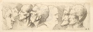 Estudos principais, 1625-77 de Wenceslaus Hollar