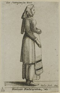 mulher húngara de Wenceslaus Hollar