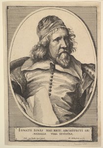 Inigo Jones, 1655.  de Wenceslaus Hollar