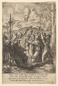 Jesus levado, 1625-77. de Wenceslaus Hollar