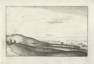 Paisagem com vista para Shoreham de Wenceslaus Hollar
